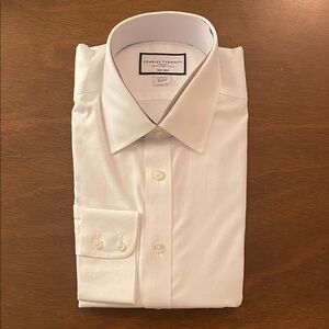 Charles Tyrwhitt Men's Ivory Dress Shirt